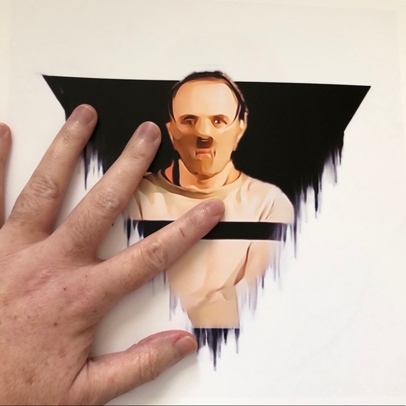 HANNIBAL LECTER ART PRINT - Picture 1 of 3
